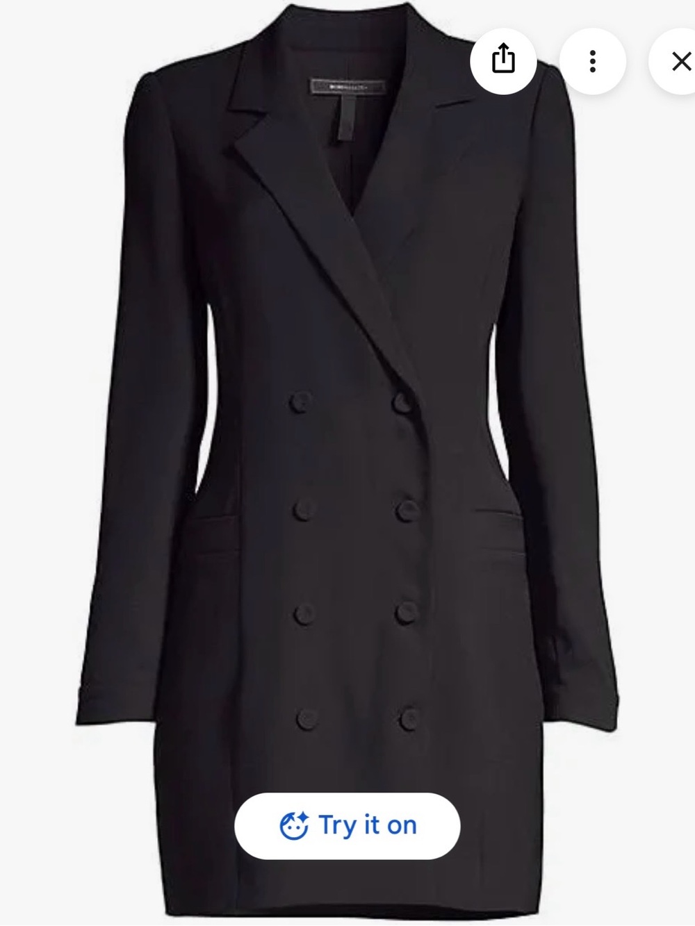 BCBG Double Breasted Mini Dress